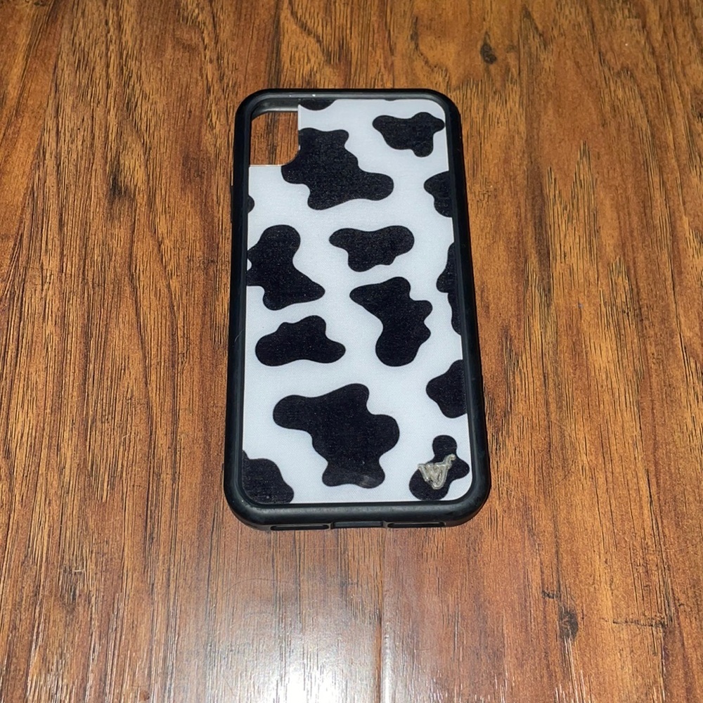 Cow Print Wildflower Phone Case